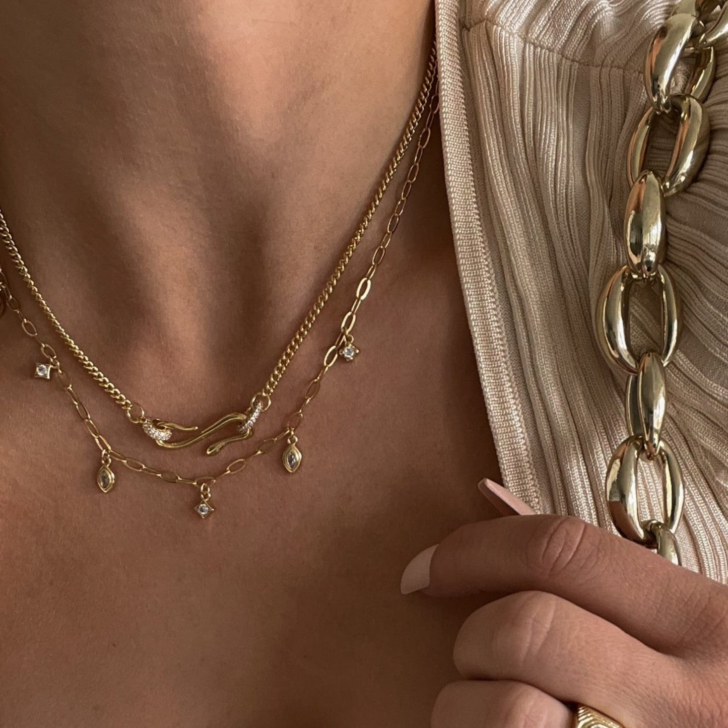 Lilly 18K Gold-Plated Necklace