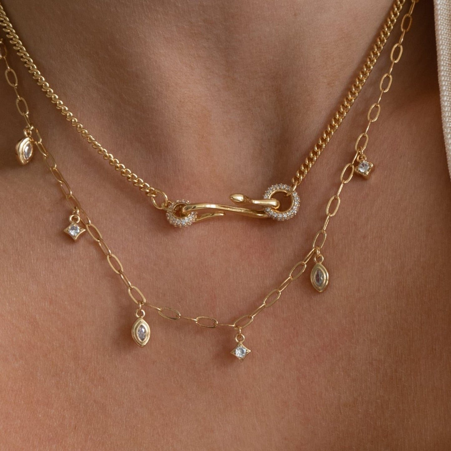 Lilly 18K Gold-Plated Necklace
