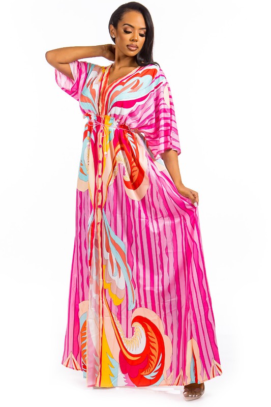 Spring Bliss Maxi-Pink