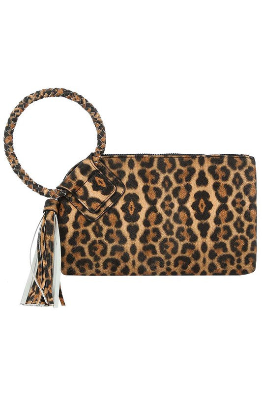 Leopard Wristlet