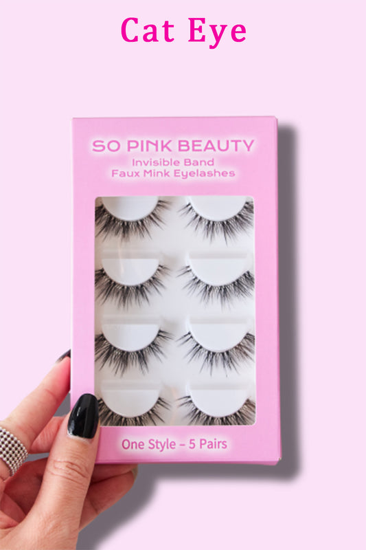 Dreamy Faux Mink Eyelashes 5 Pairs