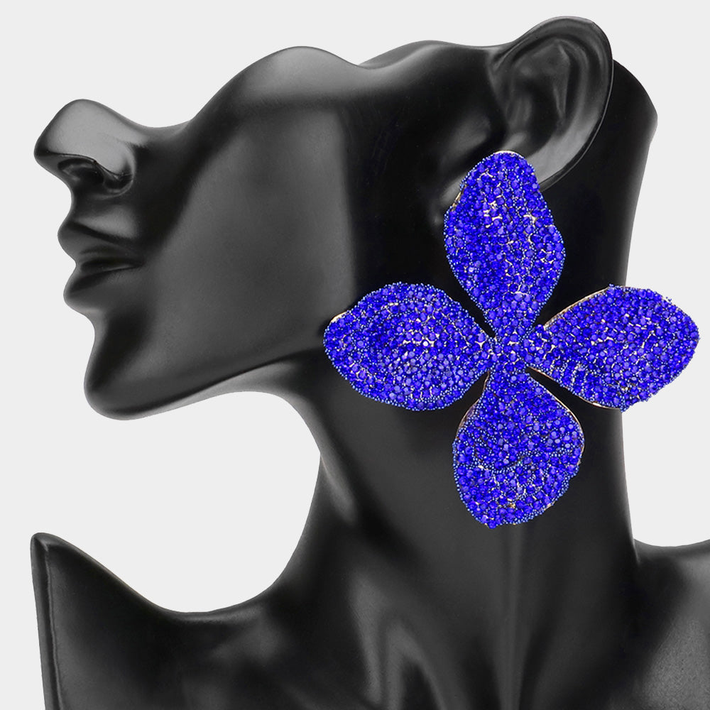 Bling Petal Earrings