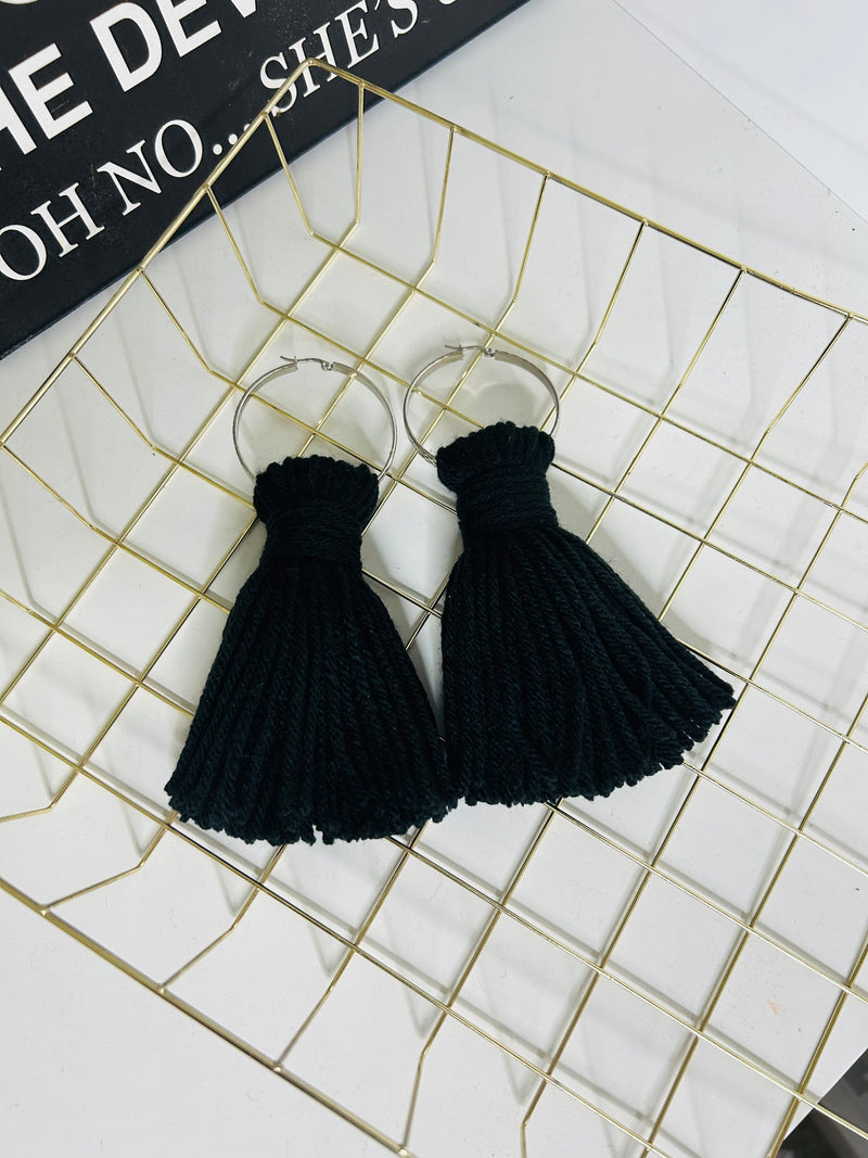Eden Earrings-Black