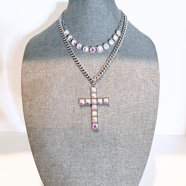 Bedazzled Cross Necklace