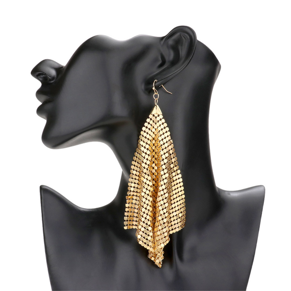 Gold Drape Earrings