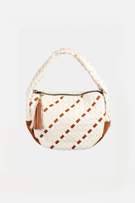 Lena Weave Semi Circle Bag