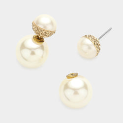 Double Sided Peek A Boo Earrings